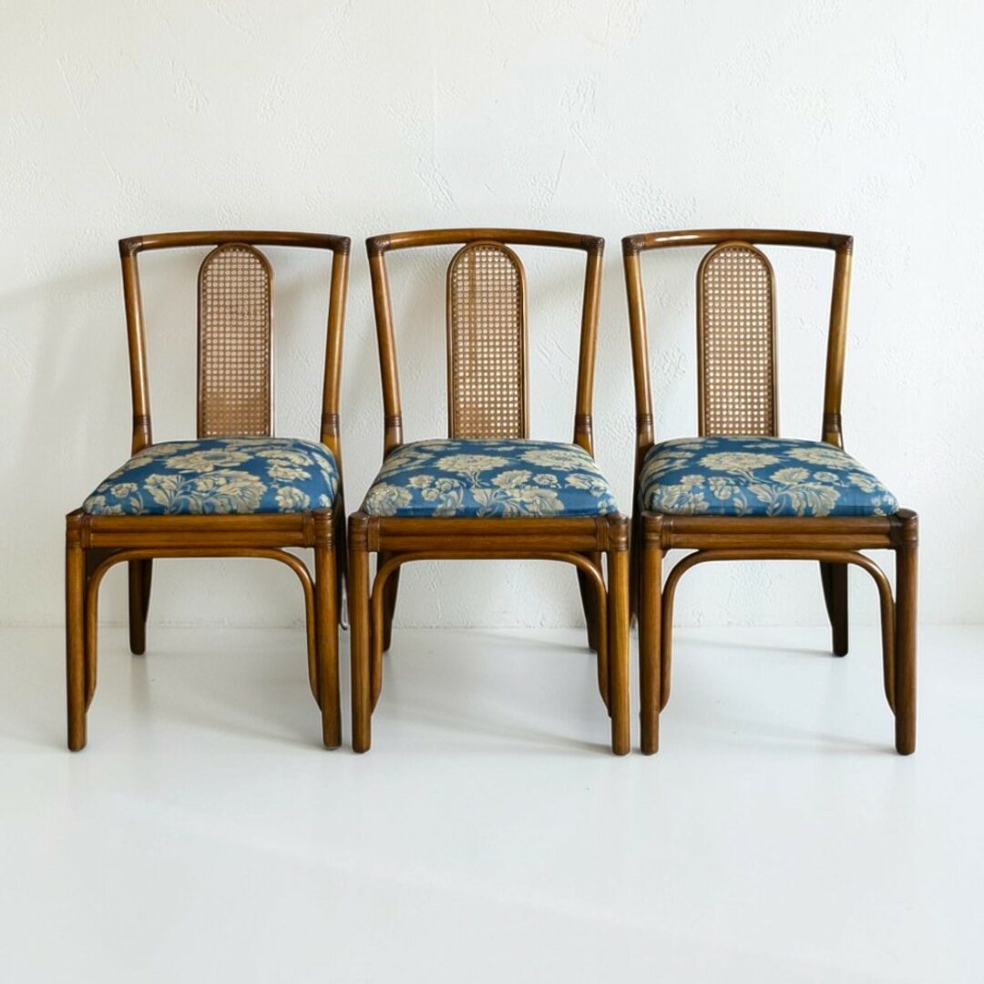 Chaises en rotin vintage – Années 60