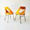 Lot de deux chaises Louis Paolozzi - Années 50/60