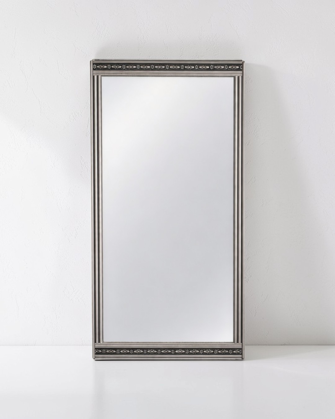 Miroir art déco argenté