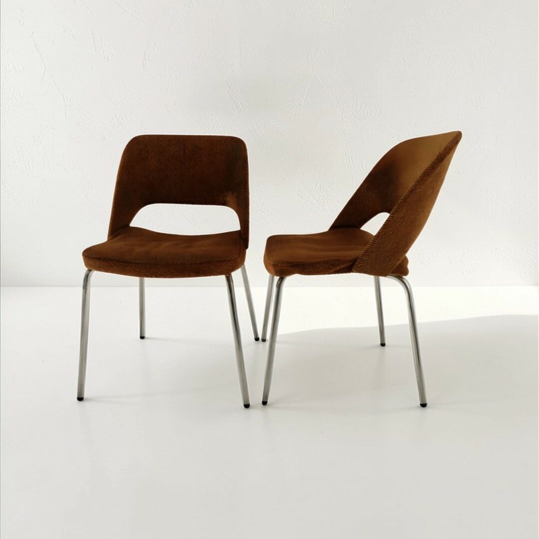 Chaise vintage marron - Années 60