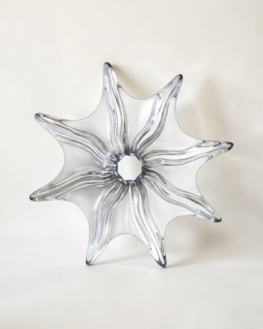 Coupe en cristal signée ART VANNES - Années 60