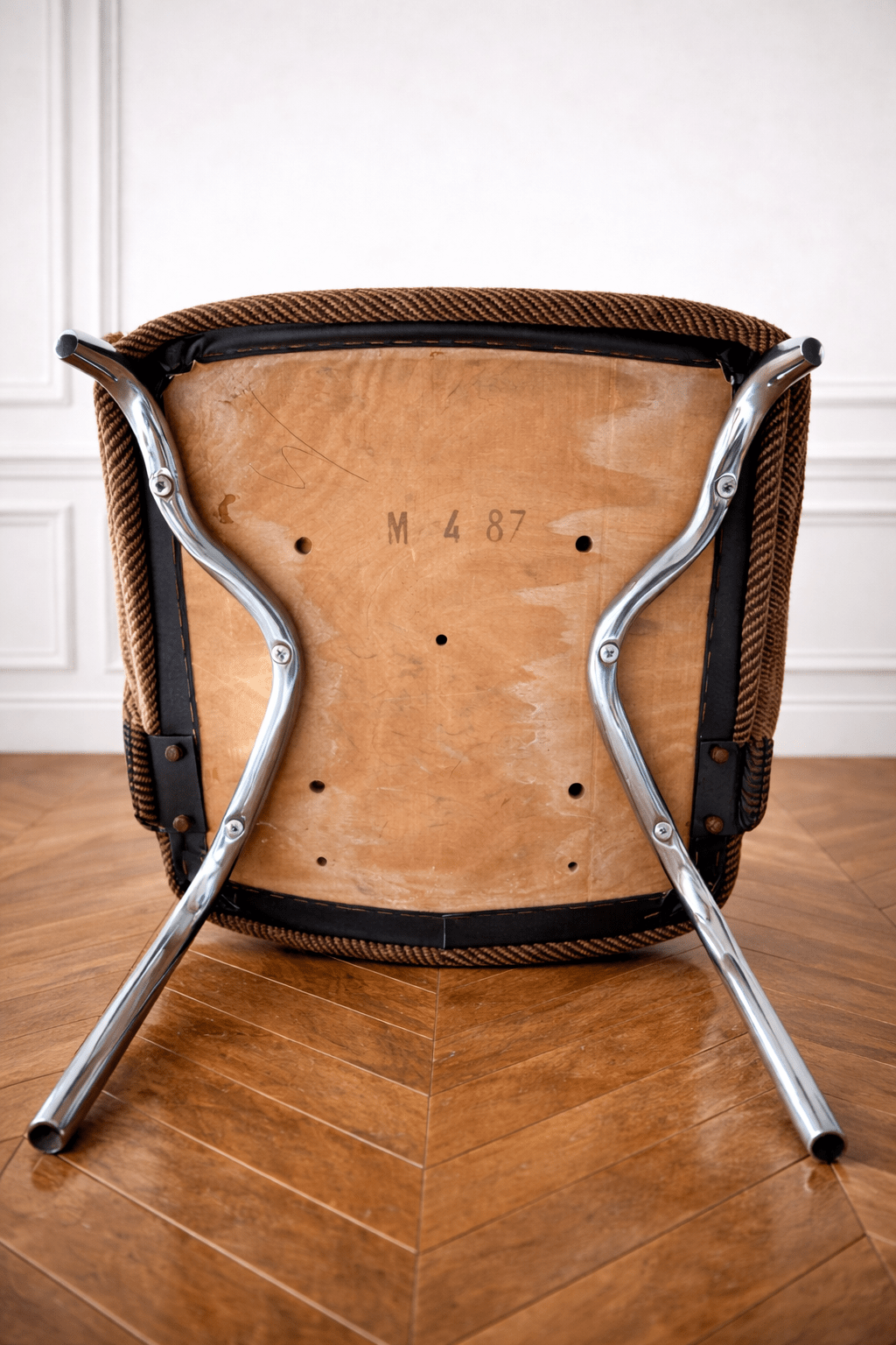 Chaise vintage marron - Années 60