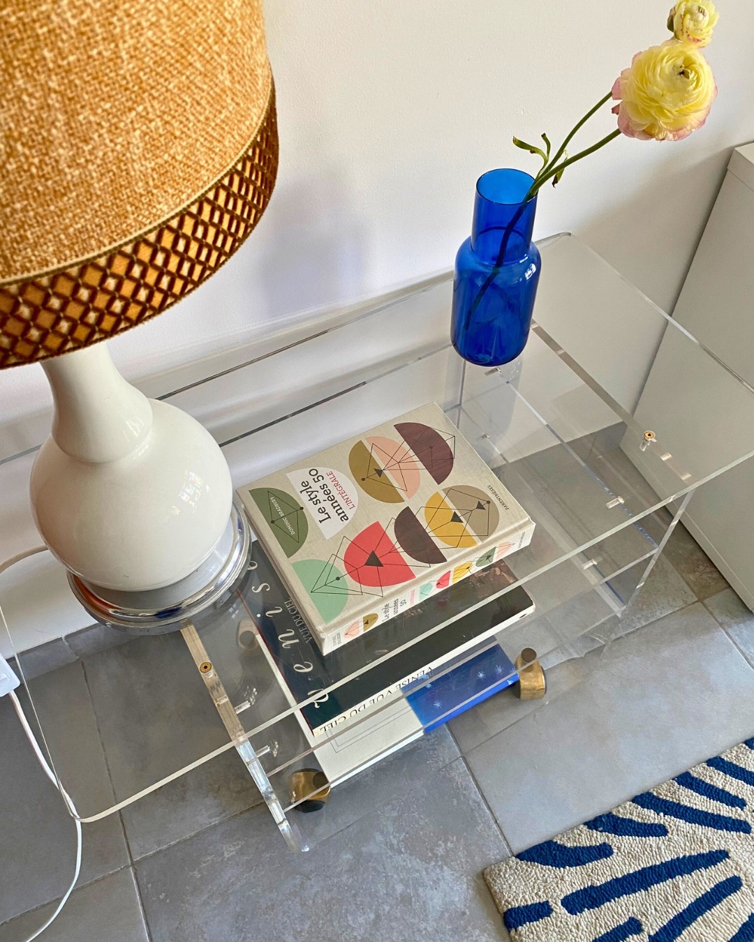 Desserte vintage, David Lange pour Les Invisibles du Marais - Années 70