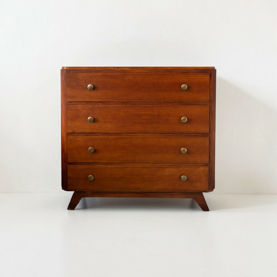 Commode années 60–70 en placage teck