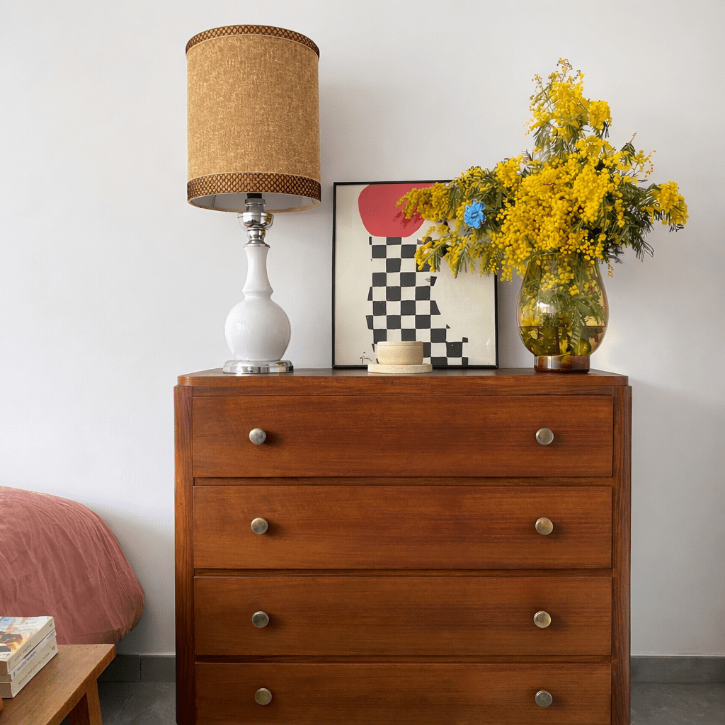 Commode années 60–70 en placage teck