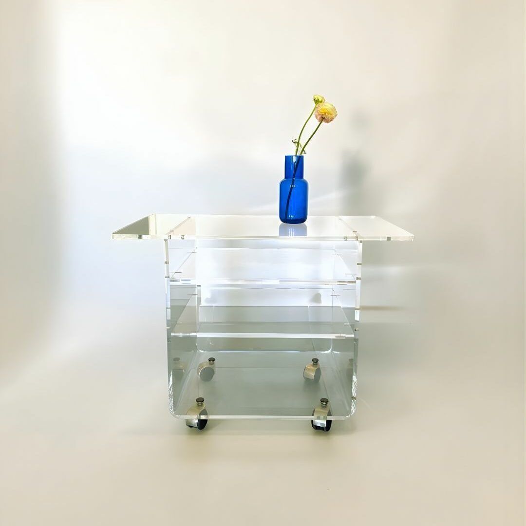 Desserte vintage, David Lange pour Les Invisibles du Marais - Années 70