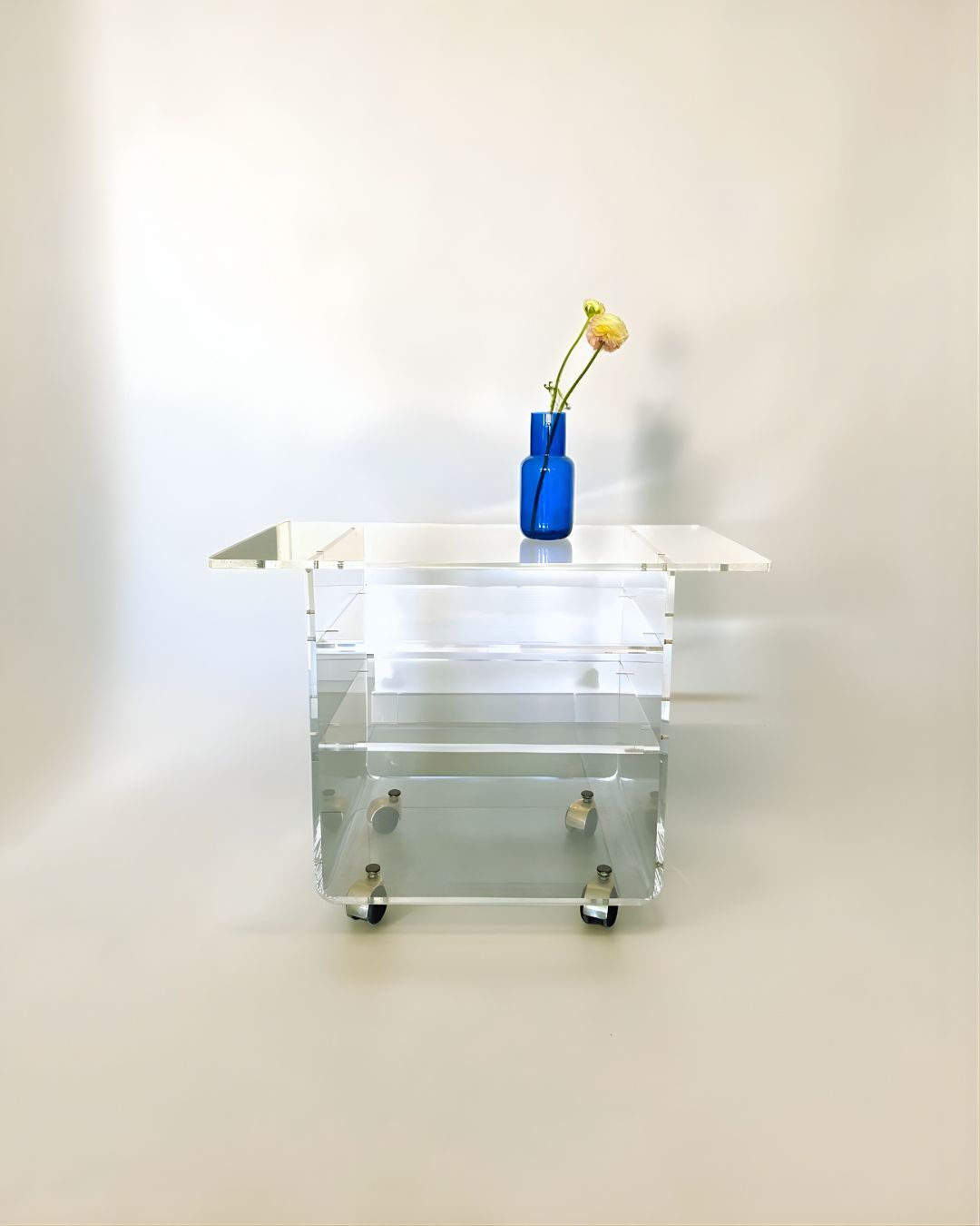 Desserte vintage, David Lange pour Les Invisibles du Marais - Années 70